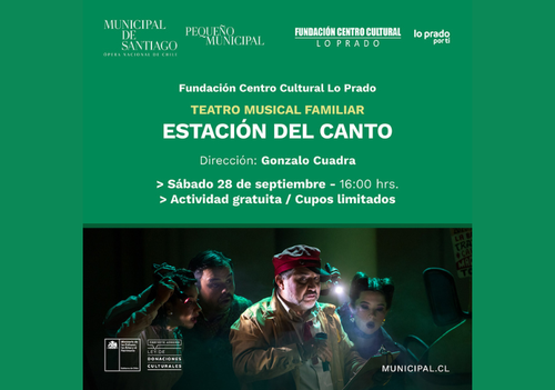 Afiche del evento "Estación del canto - Lo Prado"