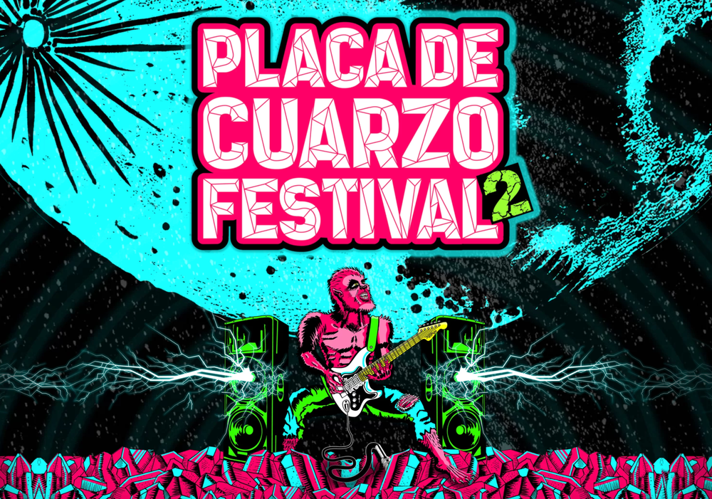 Afiche del evento "Placa de Cuarzo Festival"
