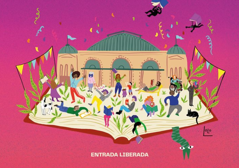 Afiche del evento "La Furia del libro 2024"