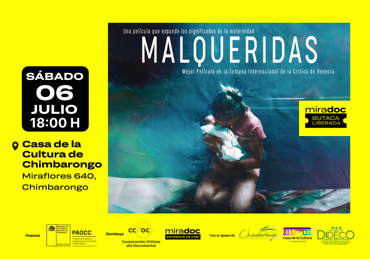 Afiche del evento "Malqueridas - Chimbarongo"