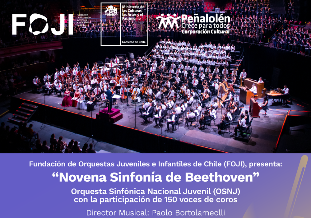 Afiche del evento "Concierto “Novena Sinfonía de Beethoven”"