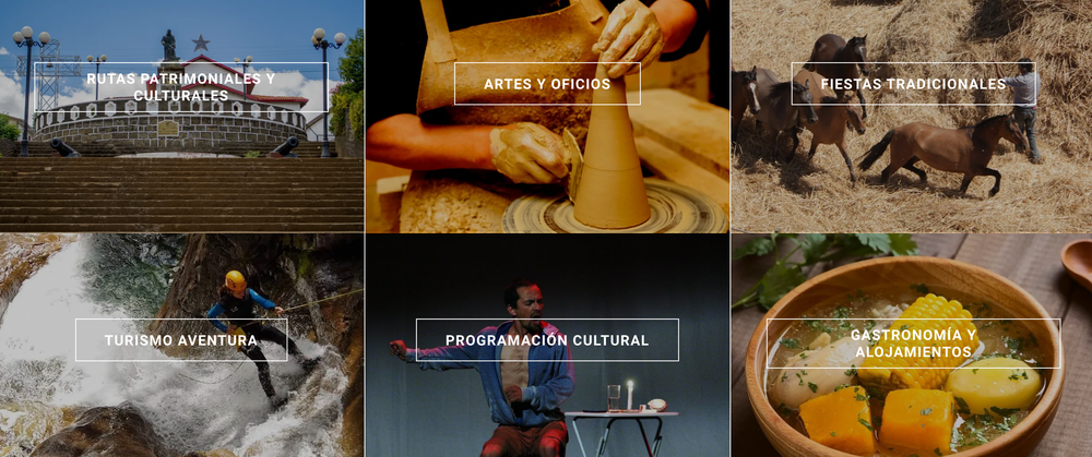 Afiche de "Borde Biobío, una vitrina digital para descubrir el  patrimonio de Nacimiento, Mulchén y Negrete"