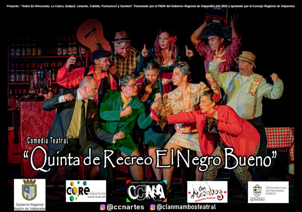 Afiche del evento "QUINTERO. Teatro. 5ta Región."