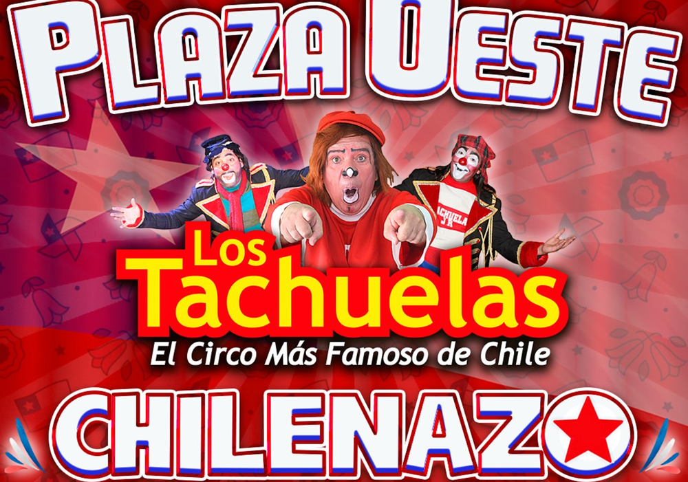 Afiche del evento "Los Tachuelas: CHILENAZO"