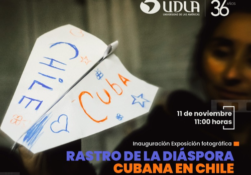 Afiche del evento ""Rastro de la Diáspora Cubana en Chile""