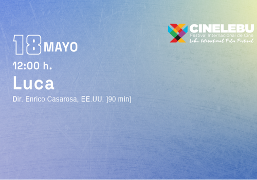 Afiche del evento "Luca - Cine Lebu"
