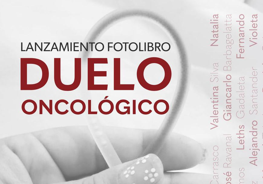 Afiche del evento "Lanzamiento fotolibro “Duelo Oncológico”"