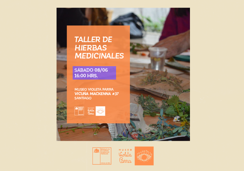 Afiche del evento "Taller de hierbas medicinales"