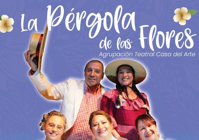 Afiche del evento "La Pérgola de las Flores en el Teatro Regional Lucho Gatica"