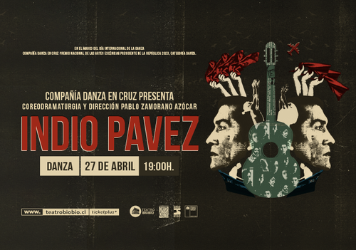Afiche del evento "Indio Pavez"