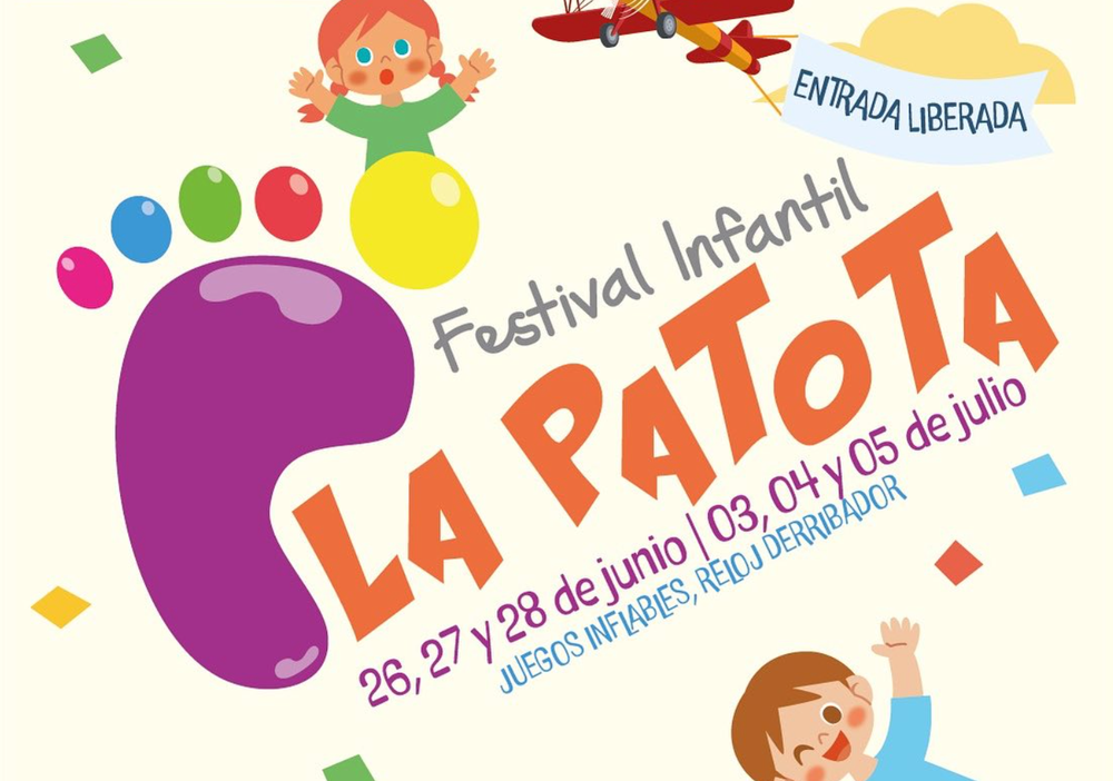 Afiche del evento "Festival Infantil La Patota"