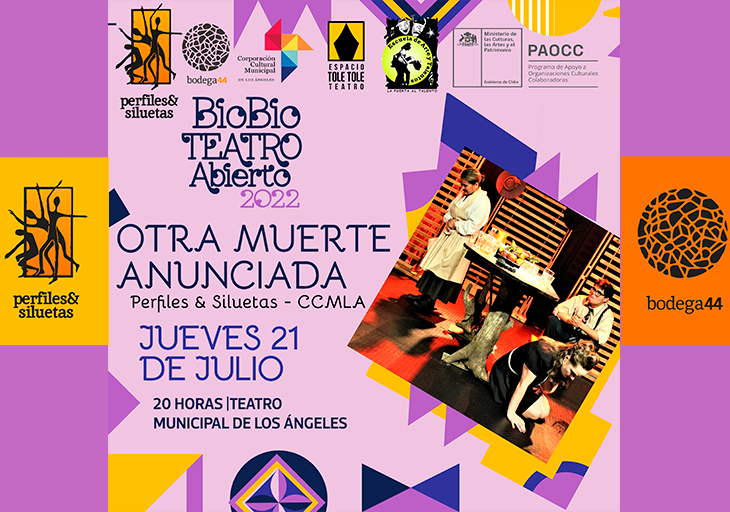 Afiche del evento "Otra muerte anunciada - XIII Bío Bío Teatro Abierto"