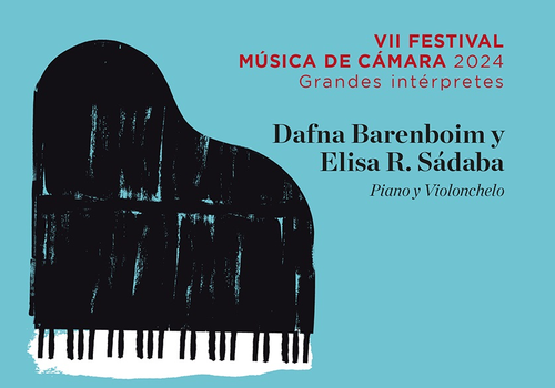 Afiche del evento "Festival Música de Cámara 2024, «Grandes intérpretes» Concierto violonchelo y piano"