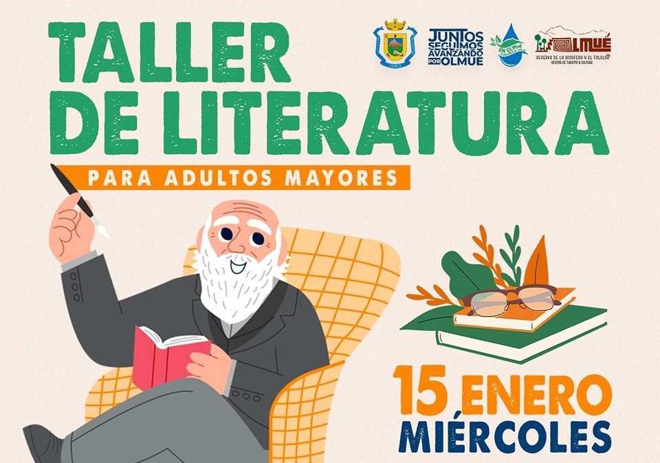 Afiche del evento "Taller de Literatura - Biblioverano"