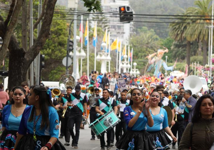 Afiche del evento "Festival cultural de Viña del Mar en 7 barrios de la ciudad"