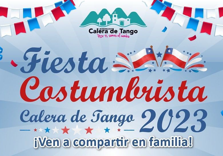 Afiche del evento "Fonda Fiesta Costumbrista Calera de Tango 2023"