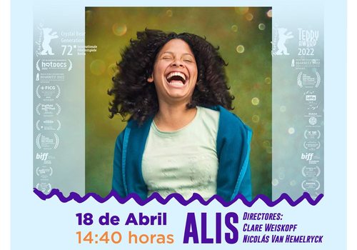 Afiche del evento "Itinerancias de cine en escuelas: ALIS en ARICA"