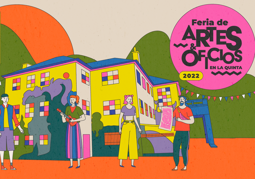 Afiche del evento "Feria de Artes y Oficios en La Quinta"