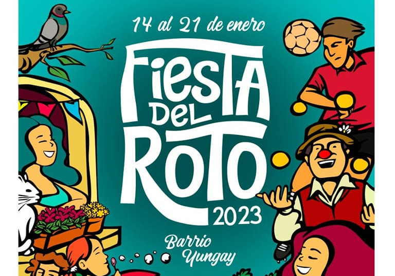 Afiche del evento "Fiesta del Roto 2023"