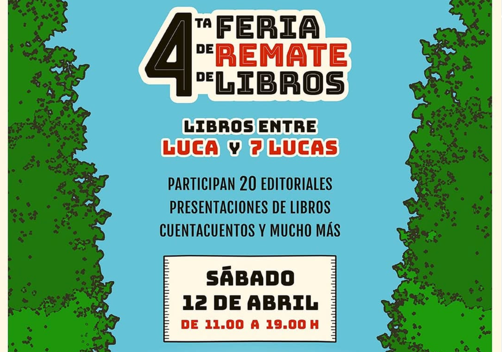 Afiche del evento "4º Feria de Remates de Libros"