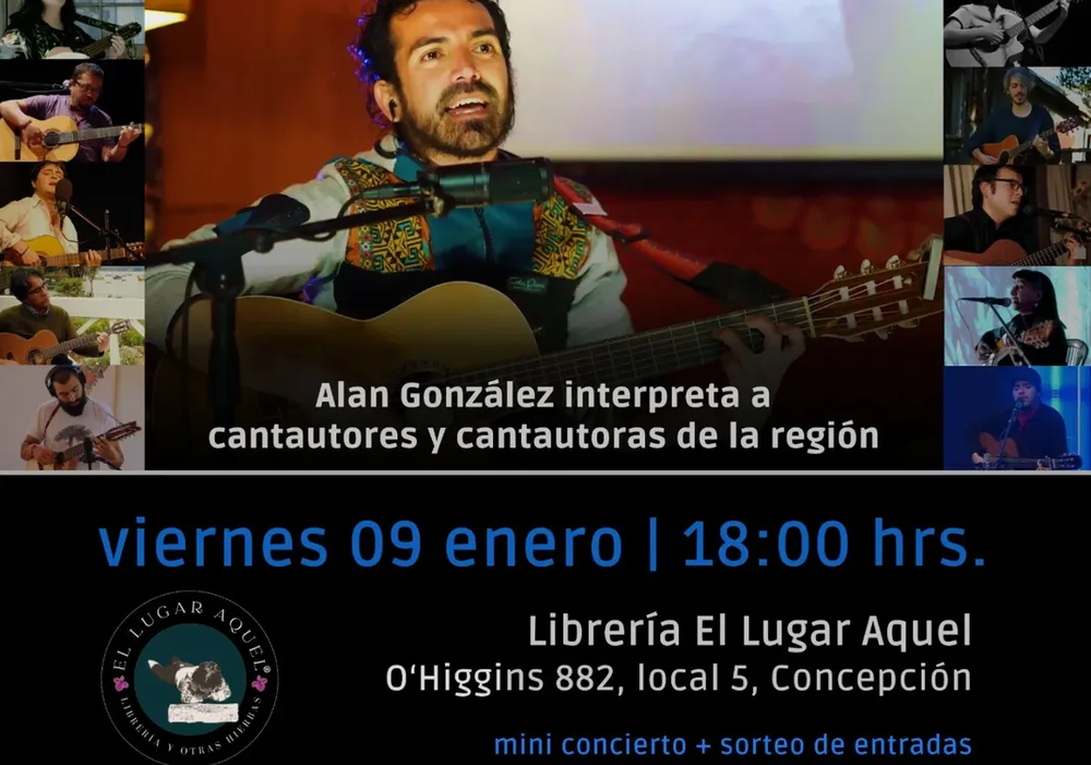 Afiche del evento "El canto del Bio-Bío"