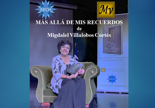 Afiche del evento "Presentación del libro "Más allá de sus recuerdos”"