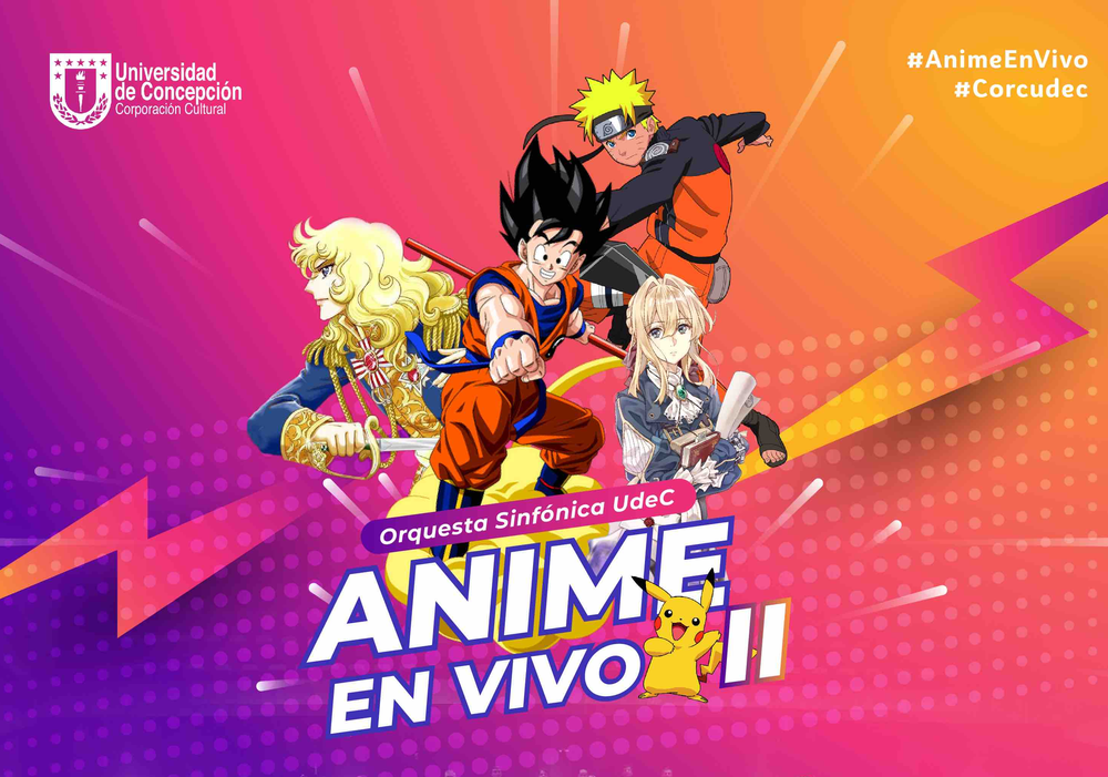 Afiche del evento "Anime en Vivo II Orquesta Sinfónica Udec"