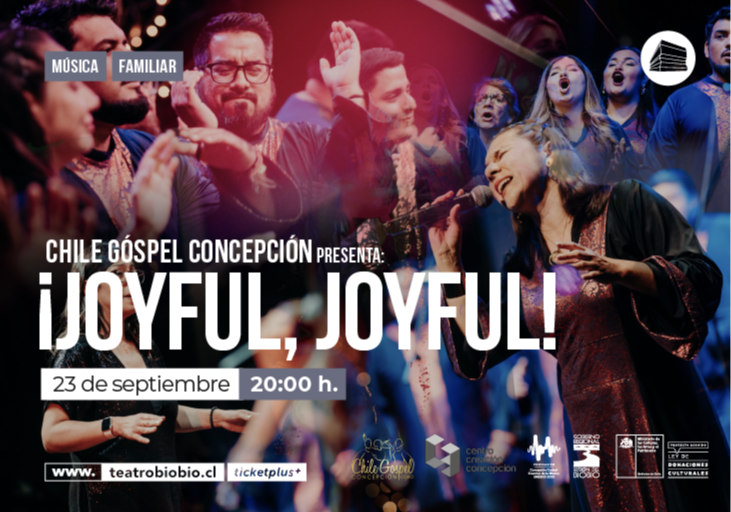 Afiche del evento "¡Joyful, joyful!"