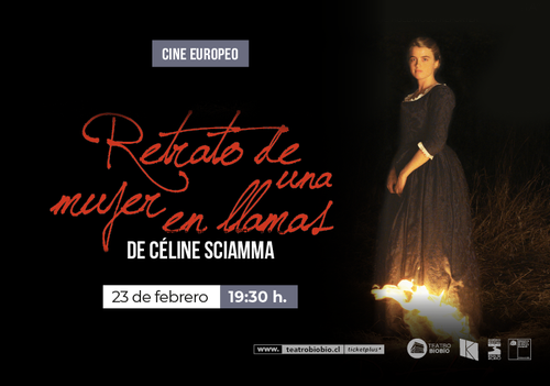 Afiche del evento "Retrato de una mujer en llamas"