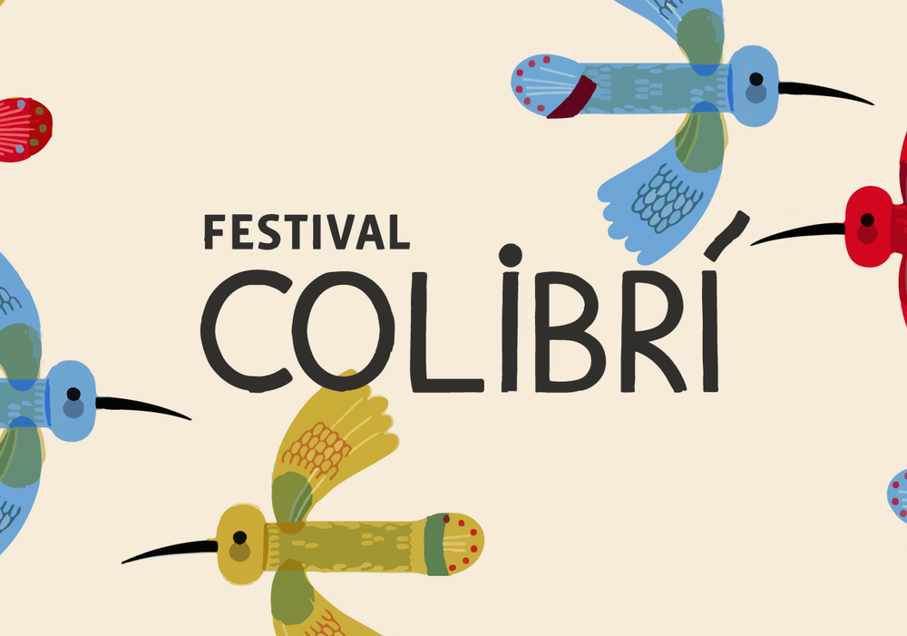 Afiche del evento "Festival Colibrí: La literatura infantil y juvenil chilena"