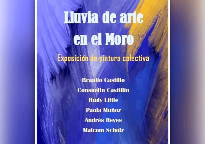 Afiche del evento "Lluvia de arte en el moro"