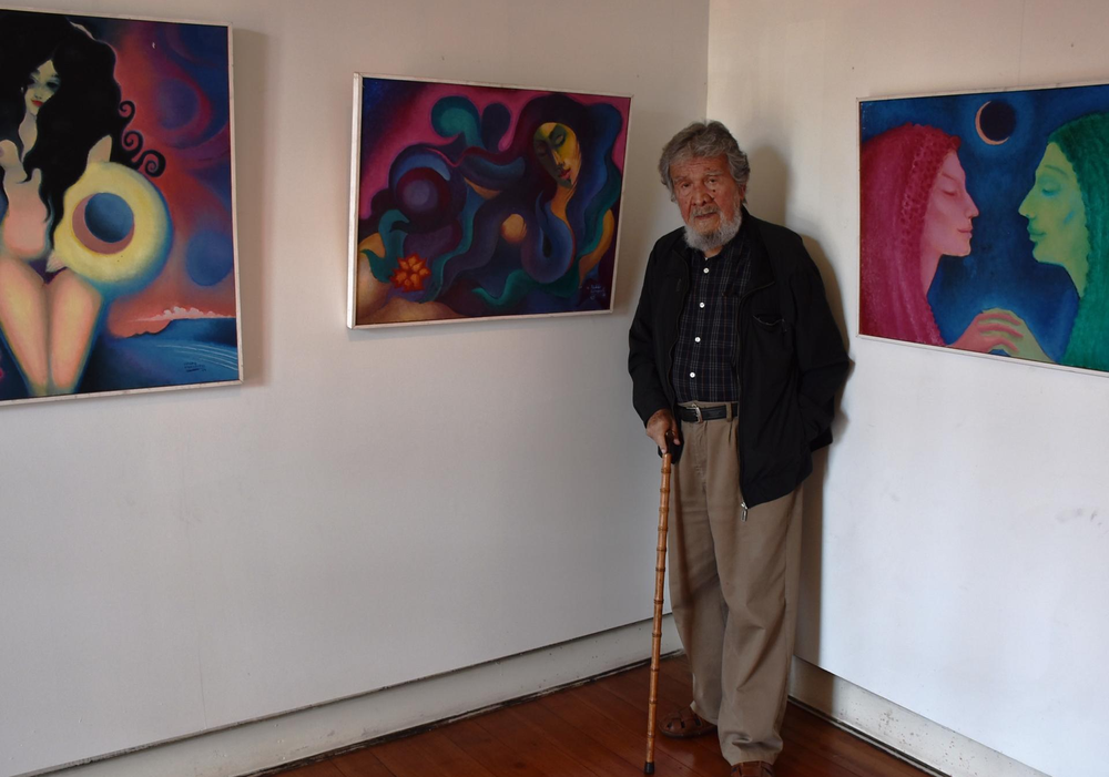 Afiche del evento "Exposición "La poética femenina en la obra pictórica de Waldo Valenzuela""