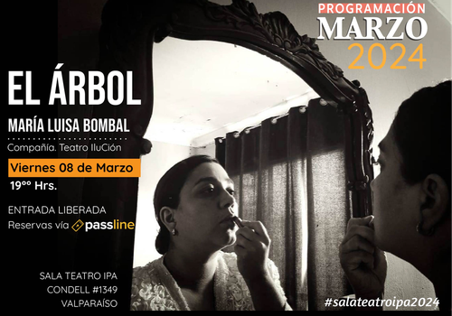 Afiche del evento "EL ÁRBOL - Función Gratuita - Centro Cultural IPA conmemora 8M"