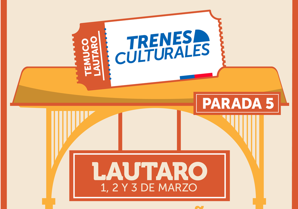 Afiche del evento "Trenes Culturales: Lautaro"