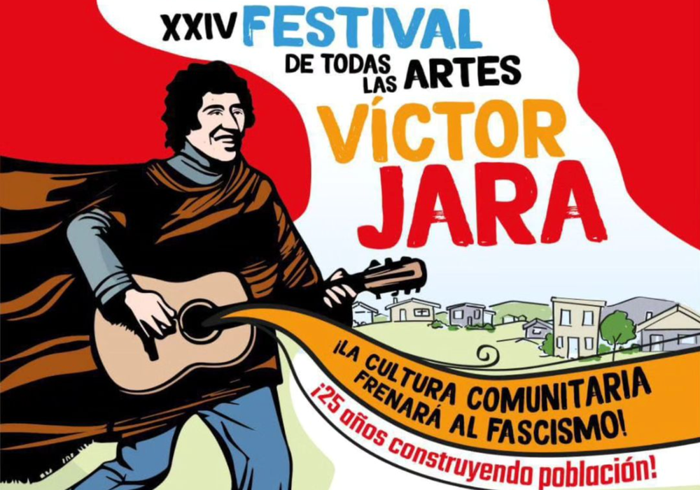 Afiche del evento "XXIV Festival de Todas las Artes Víctor Jara"