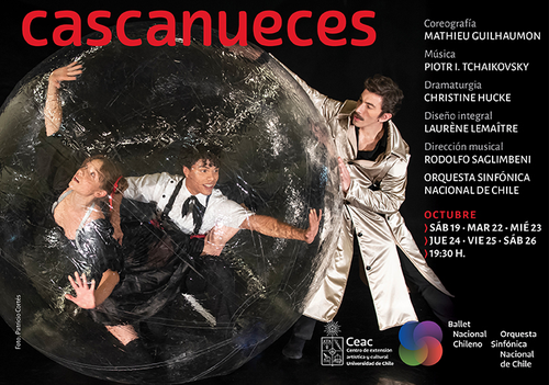 Afiche del evento "Ballet Nacional Chileno presenta "Cascanueces""