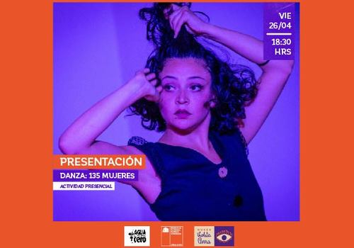 Afiche del evento "Presentación de danza "135 mujeres""