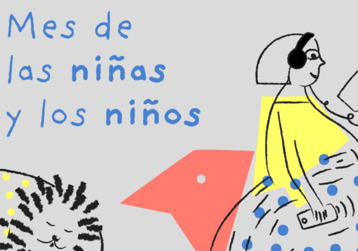 Afiche del evento "Mes del niño y la niña: Taller de Origami"