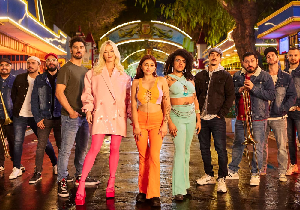 Afiche del evento "“Me Siento Feliz (Remix)”: la nueva colaboración entre Moral Distraída, Vesta Lugg, Luta Cruz y Vlntna B"