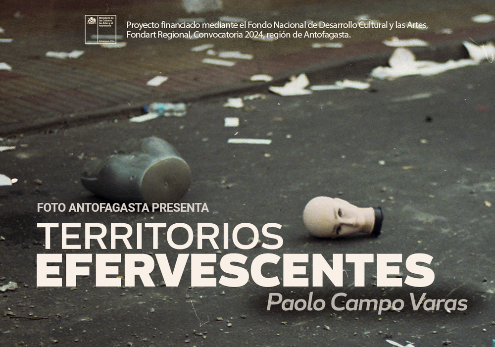 Afiche del evento "Exposición "Territorios Efervescentes" - Foto Antofagasta/BAJ Antofagasta"