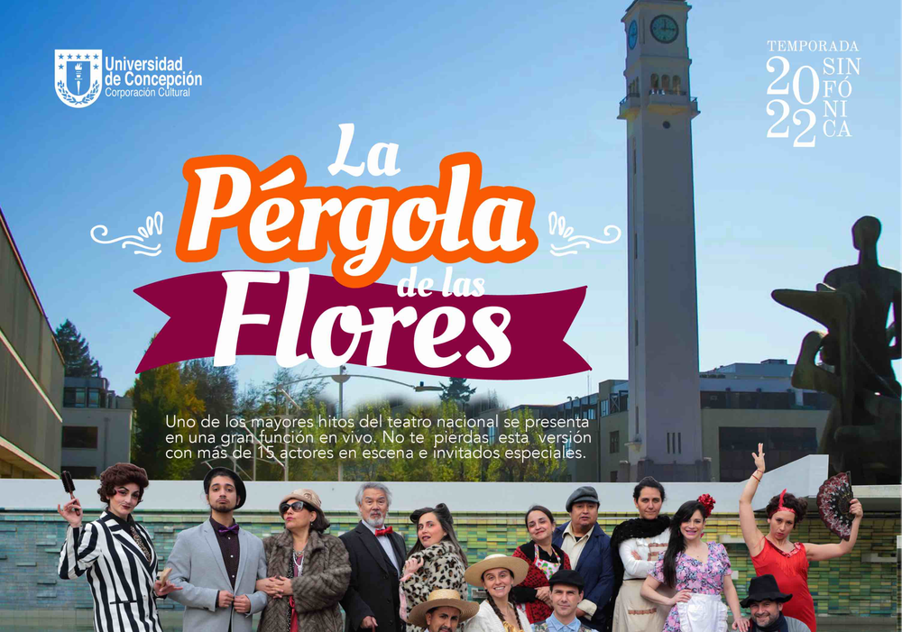 Afiche del evento "La Pérgola de las Flores"