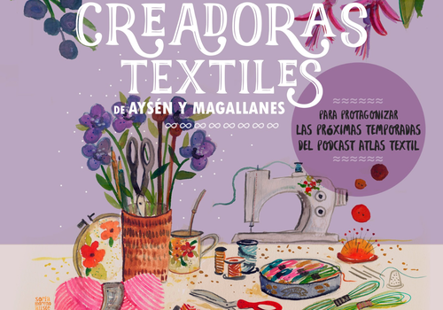 Afiche del evento "Atlas Textil"