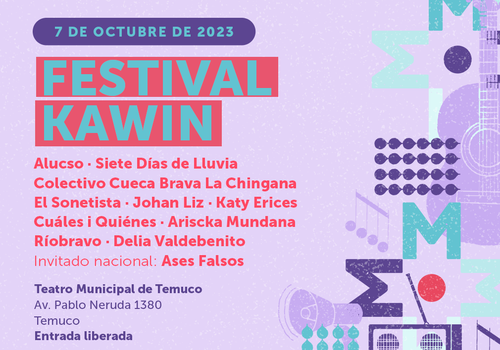 Afiche del evento "Festival Kawin 2023"