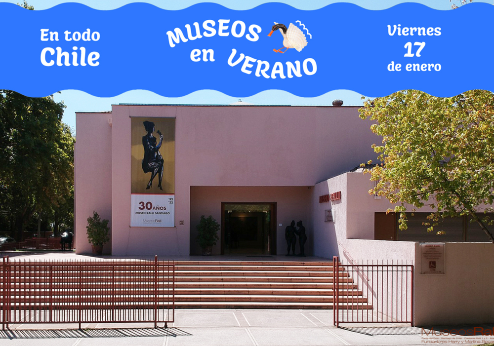 Afiche del evento "Visita Museo Ralli Santiago para la nueva versión de Museos en Verano ´25"