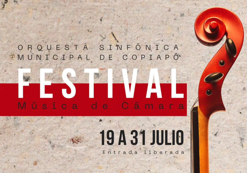 Afiche del evento "I Festival de Música de Cámara OSMC"