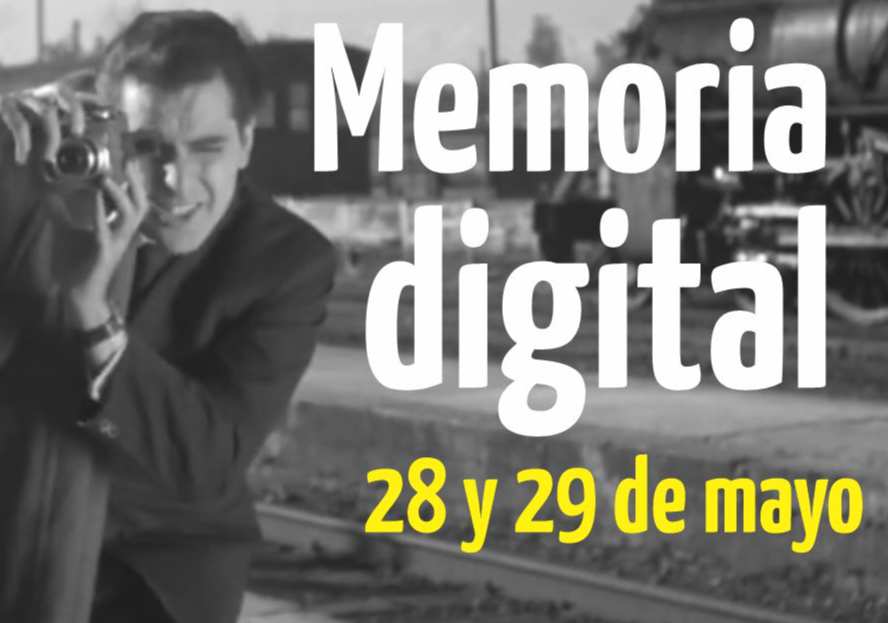 Afiche del evento "Día de los Patrimonios en Memoria Digital"