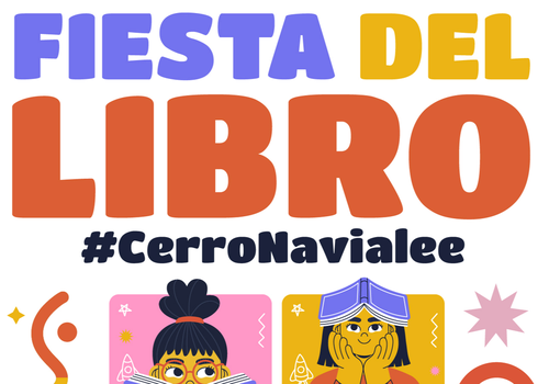Afiche del evento "Fiesta del Libro en Cerro Navia"
