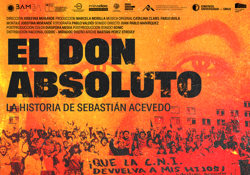Afiche del evento "El don absoluto. La historia de Sebastián Acevedo - Cine Arte Alameda"