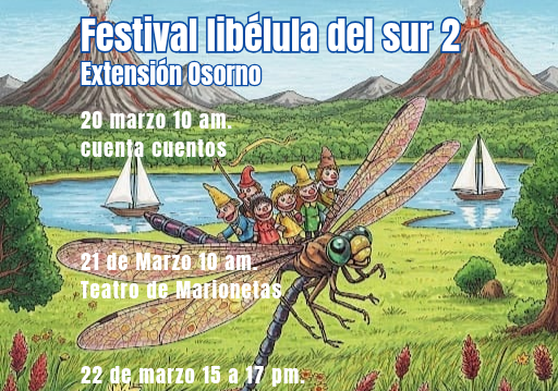 Afiche del evento "Festival Libélula del Sur"