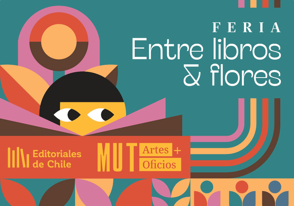 Afiche del evento "Entre Libros y Flores"
